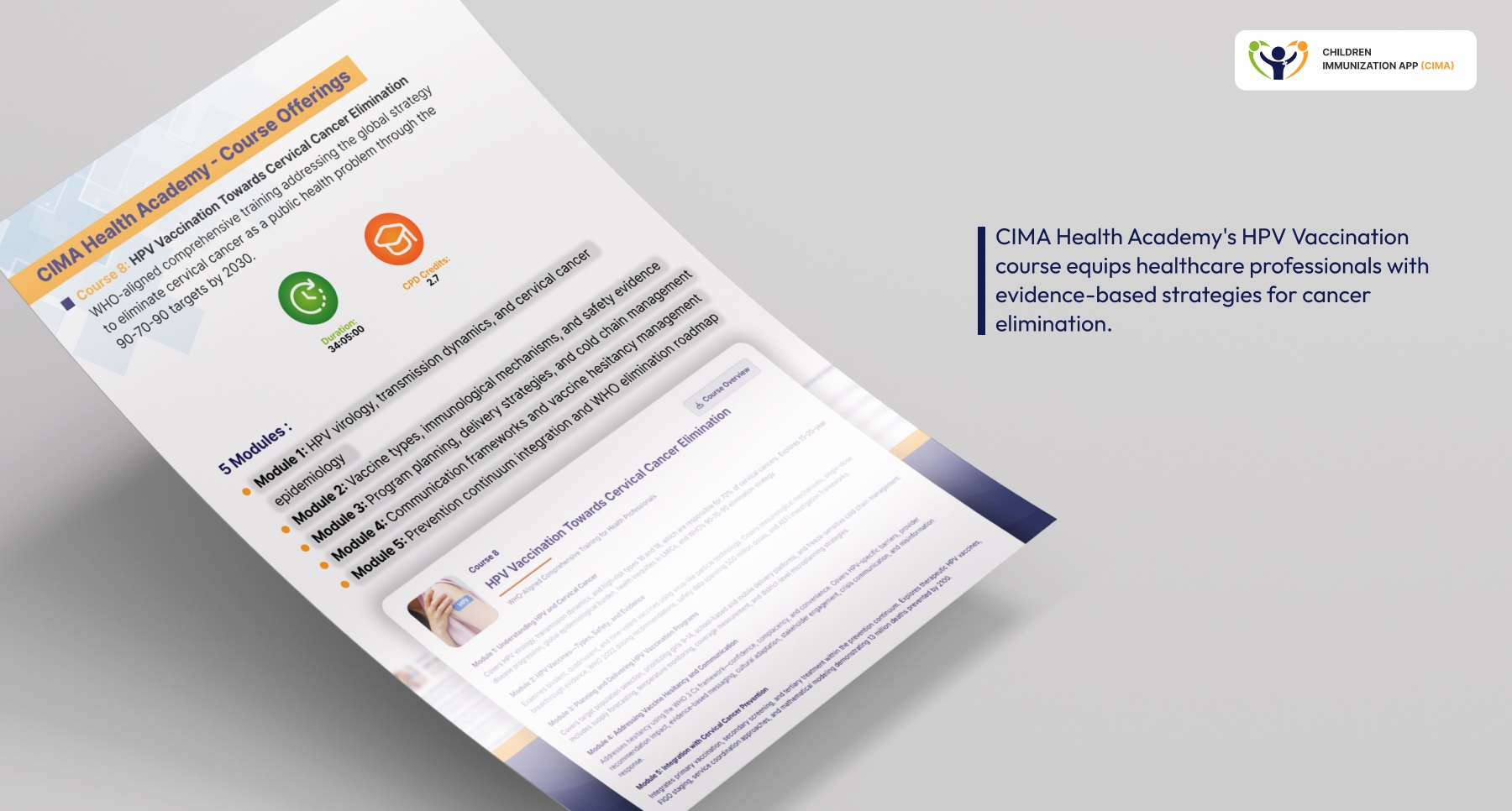 Healthcare providers reviewing HPV vaccination key evidence points for clinical practice.