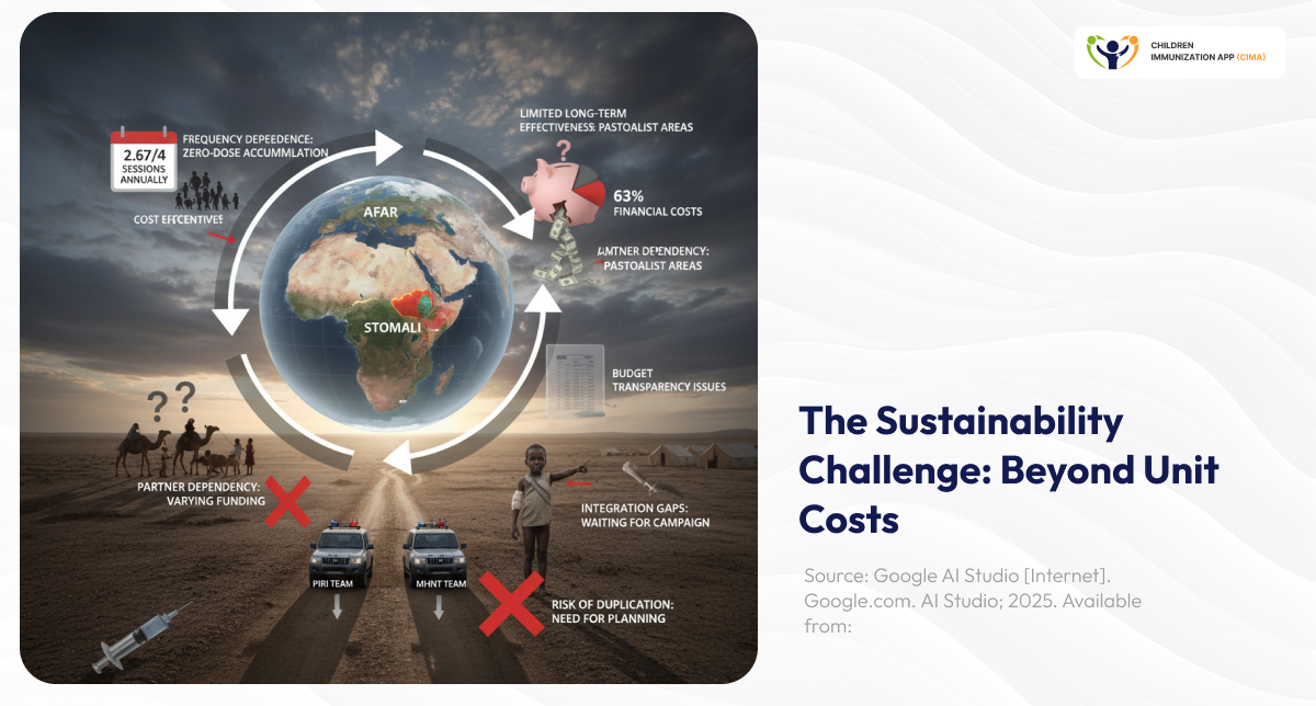 Circular diagram showing PIRI implementation challenges in African regions.