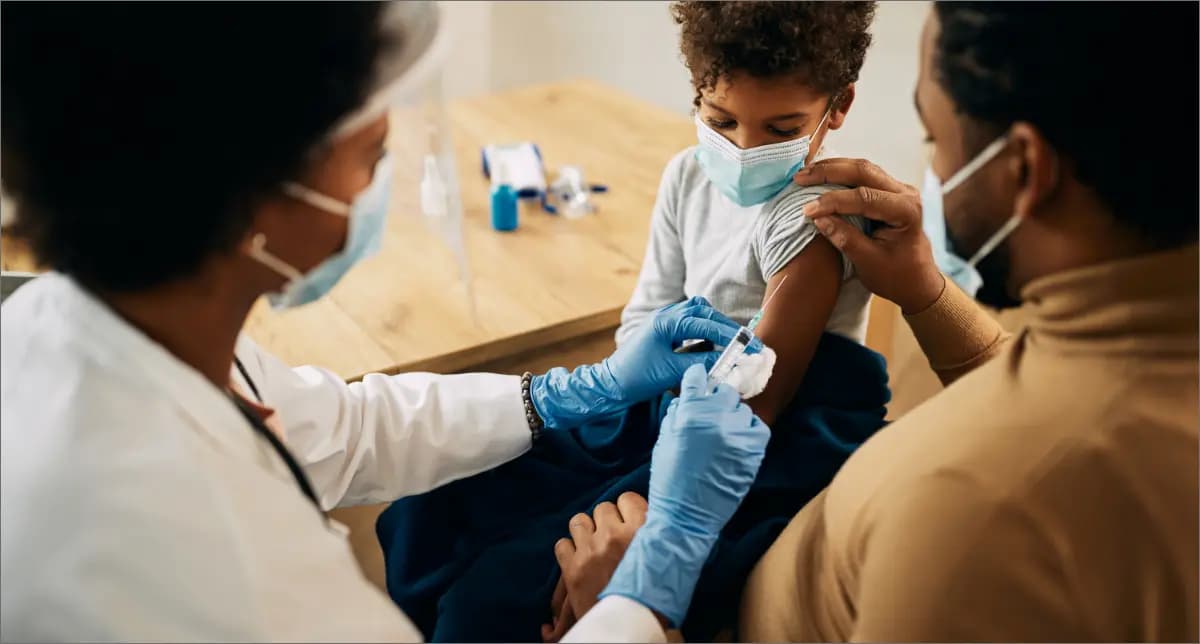 Cross-sector collaboration enhancing women’s access to immunization services.