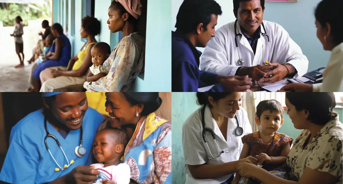 Cross-sector collaboration enhancing women’s access to immunization services.