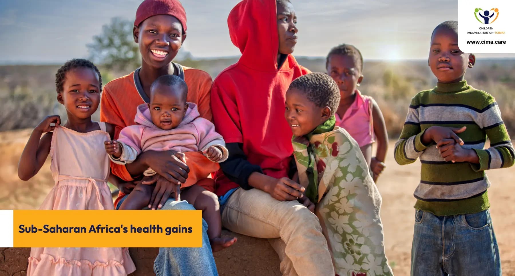 Sub-Saharan African families representing 60-year life expectancy gains.